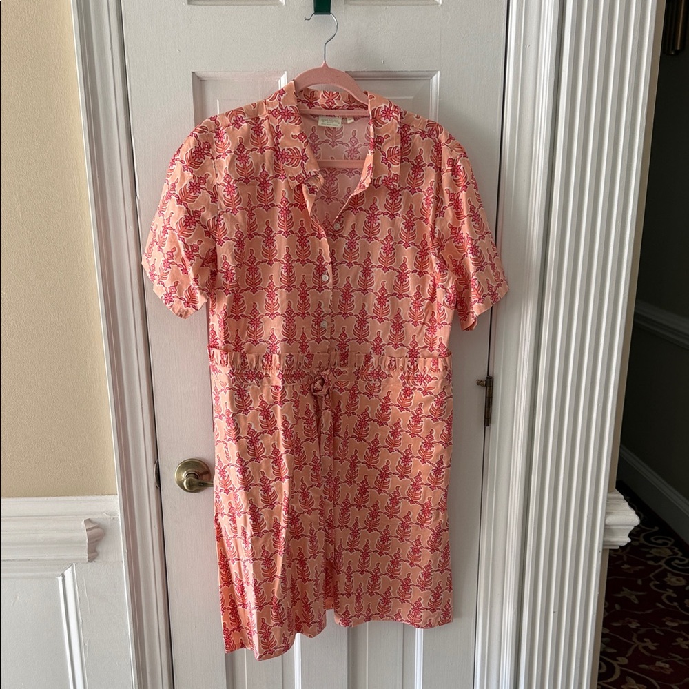 Stylish Pink Patterned Dress